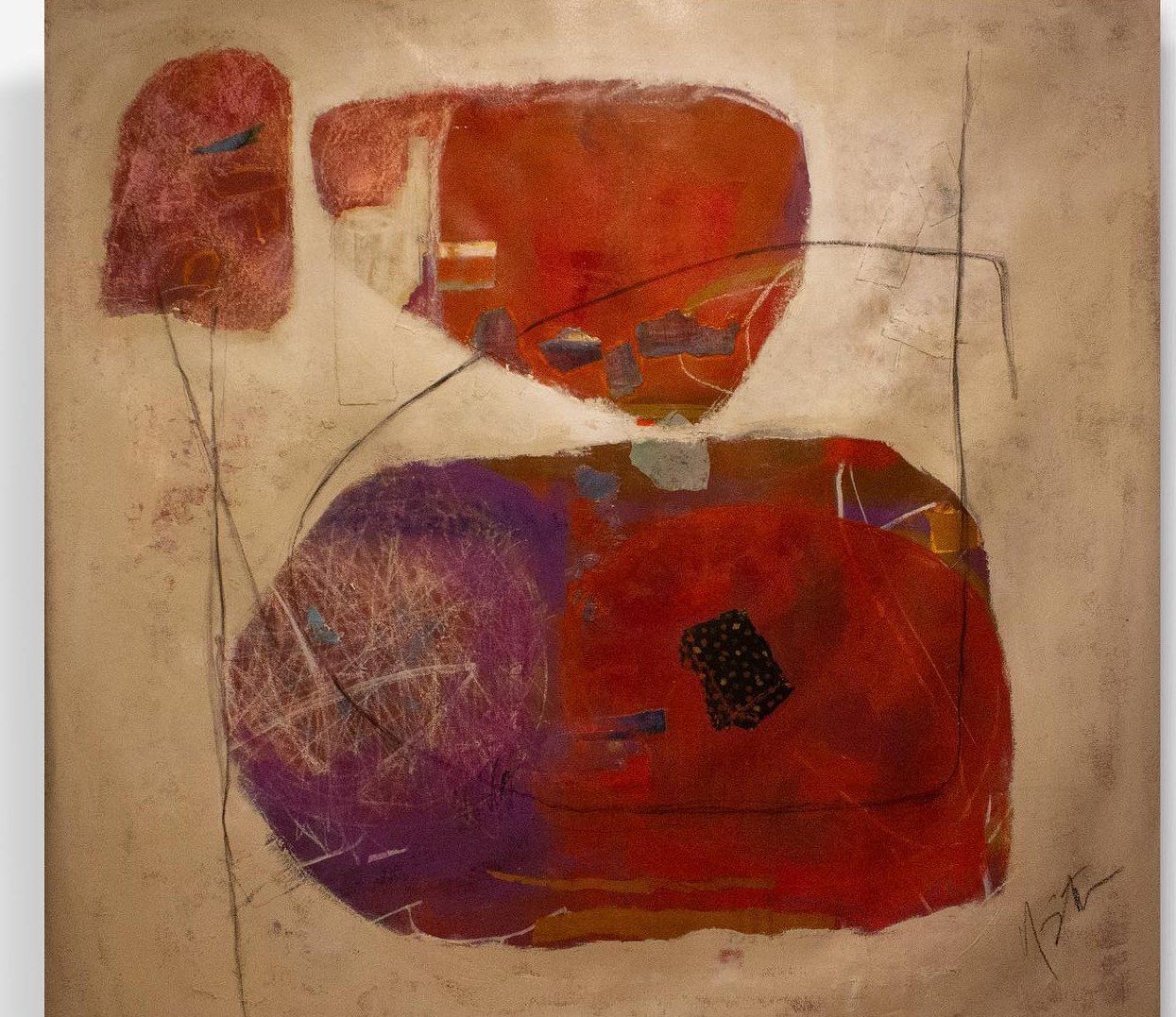 Ember, front view of the canvas