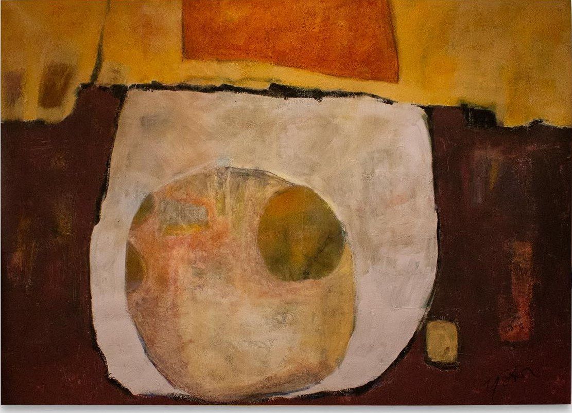 Harvest, front view of the canvas